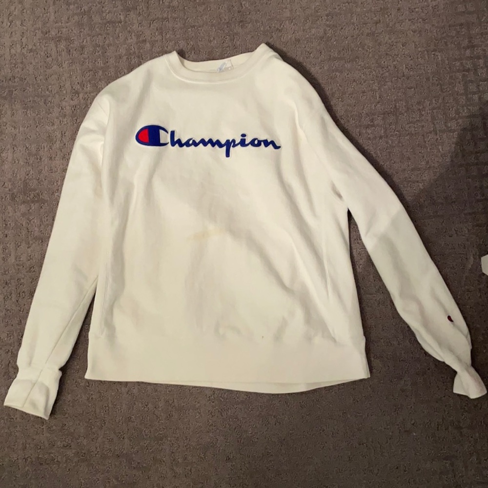 White champion hoodie - Picture 1 of 3